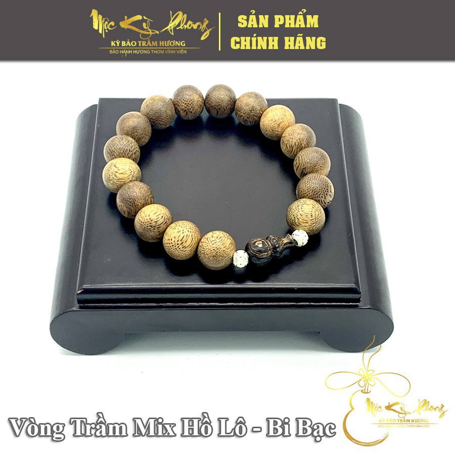 Vòng Tay Trầm Hương [Mộc Kỳ Phong] Nam Nữ Chuỗi 108 Hạt, Size 4mm, 6mm, 8mm, Vòng Tay Tự Nhiên Cao Cấp, Bảo Hành Mùi