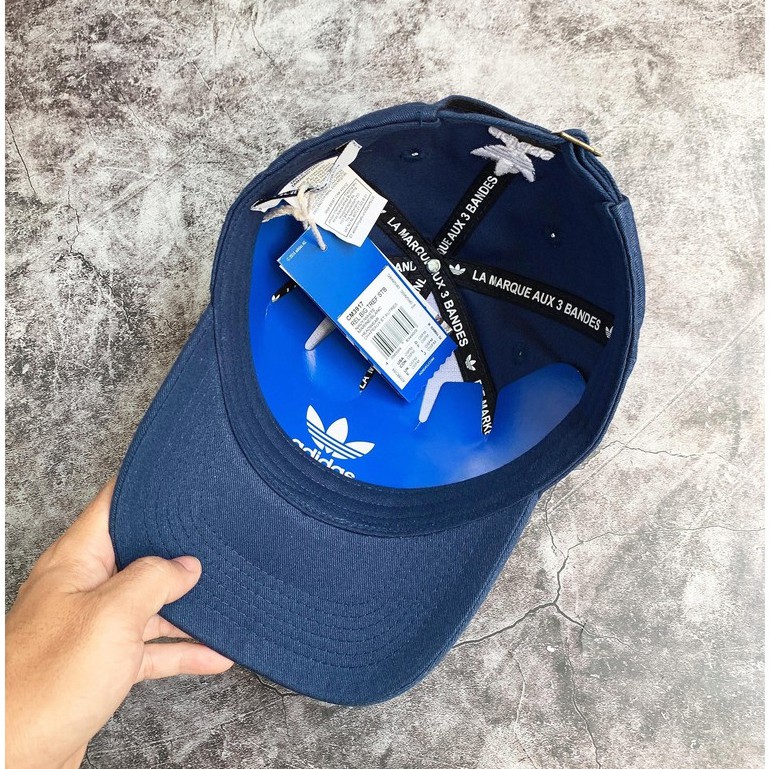 ⚡️  Mũ / Nón thể thao Adidas RELAXED BIG TREFOIL HAT - Navy | CM3917 / HÀNG XUẤT DƯ XỊN | SẴN HÀNG