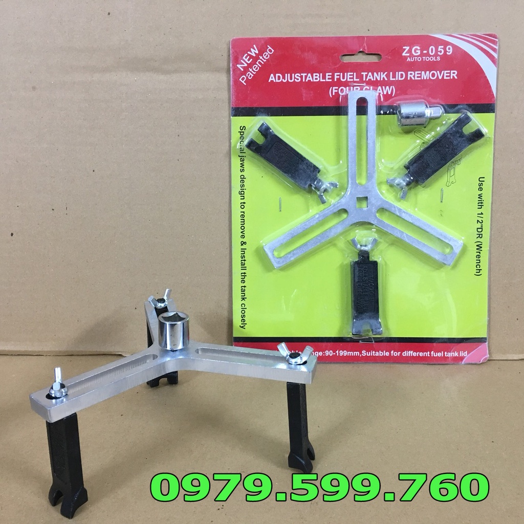 Vam tháo nắp nhựa lọc xăng, bình nhiên liệu ô tô
