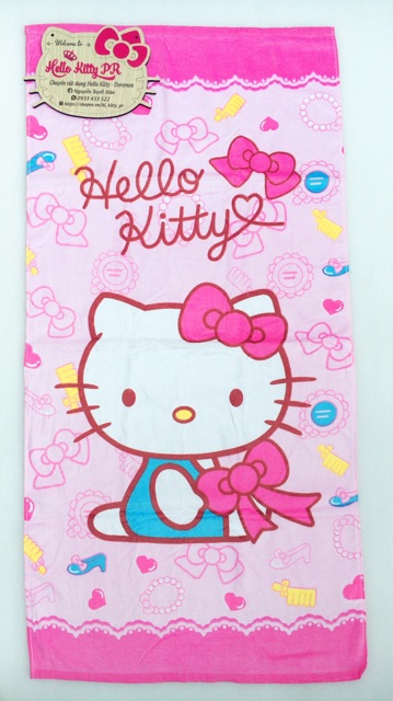 KHĂN TẮM LỚN HELLO KITTY