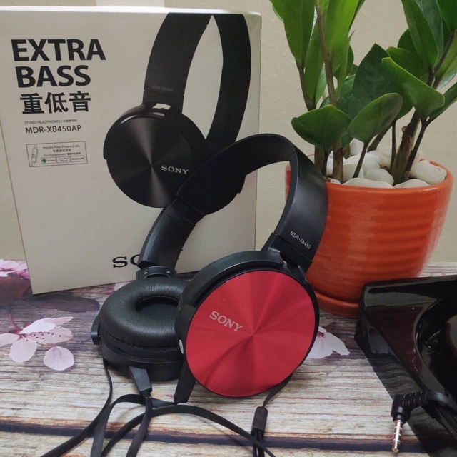 {HotHot}Tai nghe chụp tai Extra bass Sony XB450AP