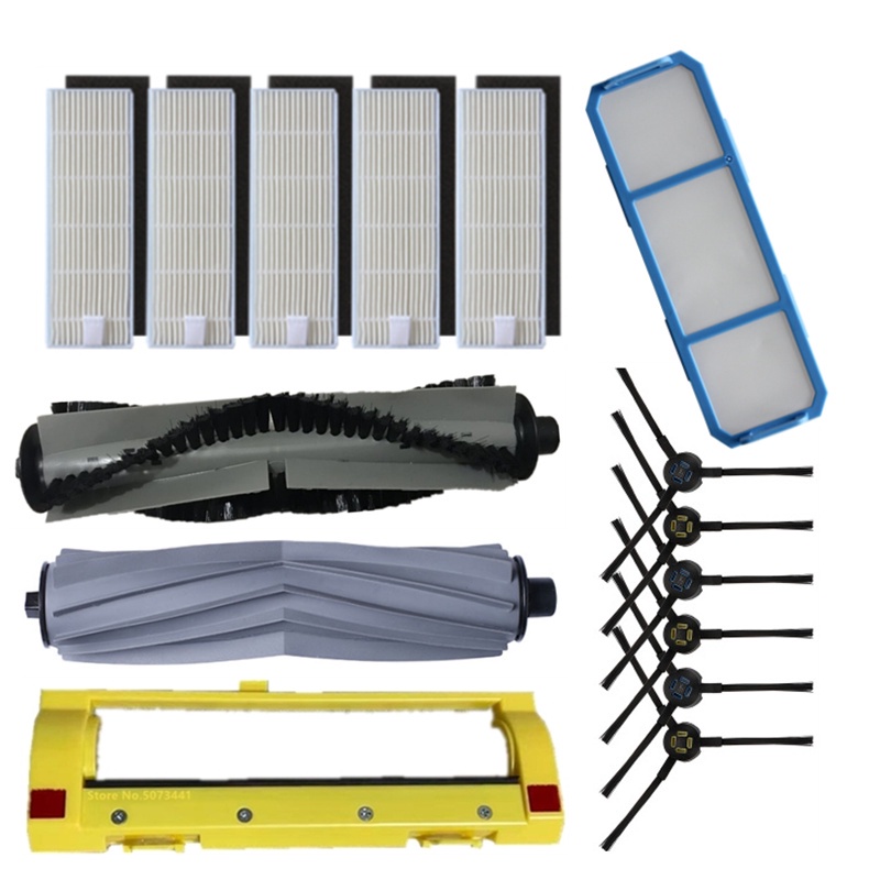 Con Lăn Bàn Chải Chính Bao Bên Bàn Chải Lọc HEPA Lau Vải Cho Silvercrest SSR1 SSRA1 ilife A9s A9 A7 