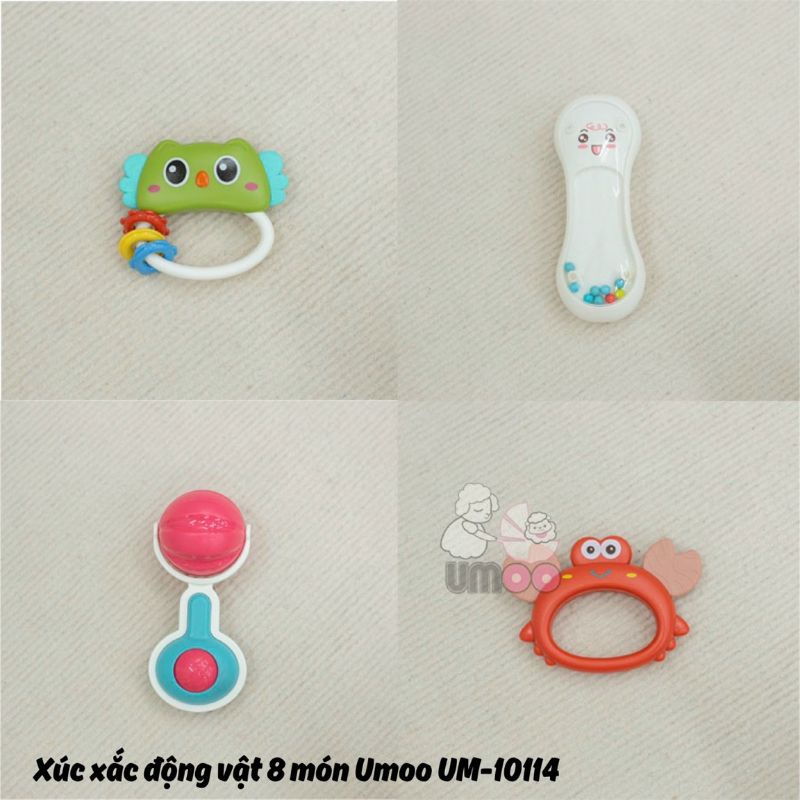 Set xúc xắc động vật 8 món Umoo