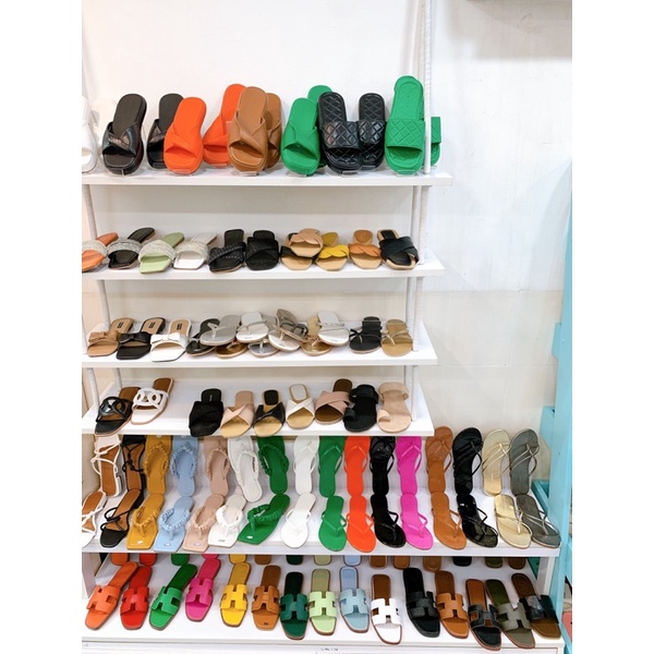 HÀNG NGẪU NHIÊN SOBINAA - DÉP BỆT GUỐC CAO GÓT GIÀY SANDAL CAO GÓT MẶT HÀNG GIAO NGẪU NHIÊN - GIÀY LIVE 99k