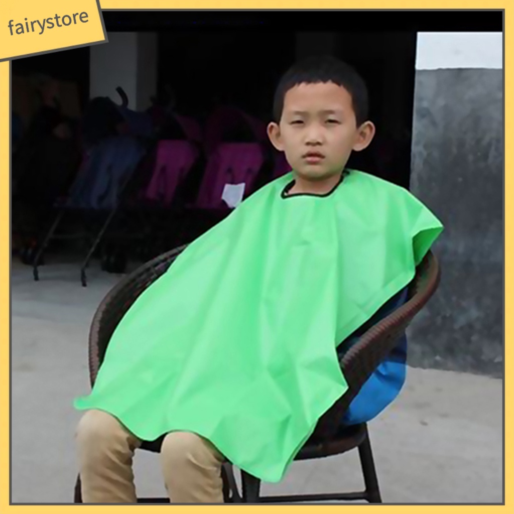 [Hàng mới về] Áo choàng cắt tóc chống thấm nước tiện lợi cho bé