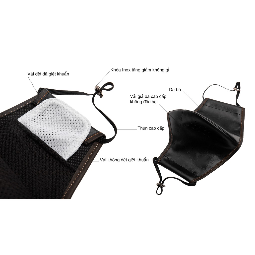 Khẩu trang THE WOLF Mask - Black | BigBuy360 - bigbuy360.vn