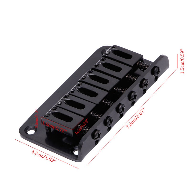 Set ngựa đàn guitar bằng kim loại 6 dây