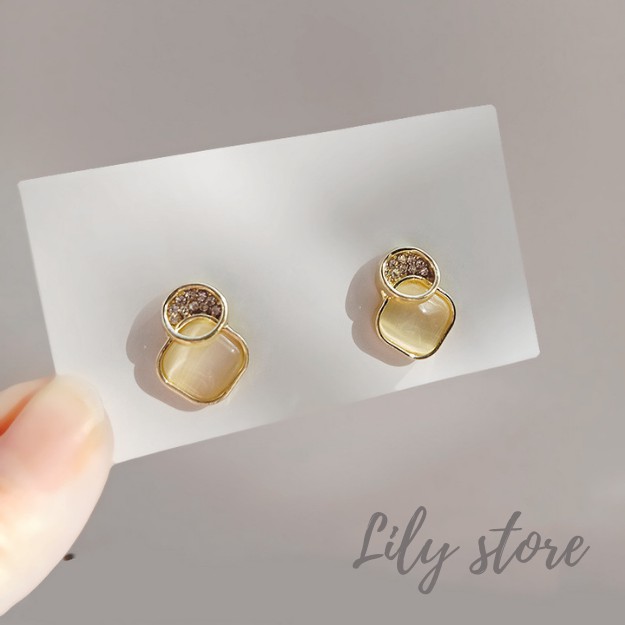 [❤️FREESHIP 50K❤️] Khuyên Tai Nữ Cá Tính, Bông Tai Nữ Mẫu mới #V3.14