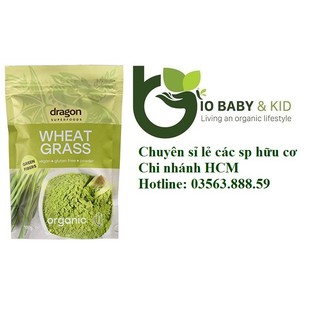 Bột cỏ lúa mì hữu cơ Dragon Superfoods