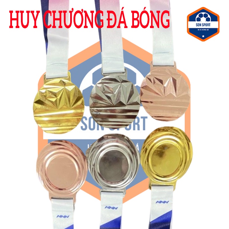 Huy Chương Bóng Đá để trao giải, lưu niệm bạc, đồng, vàng