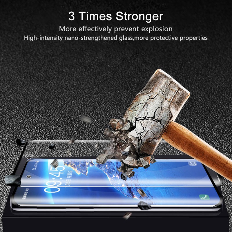 Kính Cường Lực Viền Cong Bảo Vệ Toàn Diện Cho Samsung Galaxy S23 S22 S21 S20 Ultra Note 20 10 Pro Plus 9 8