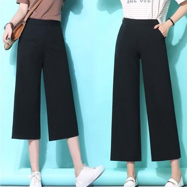 Quần dài ống rộng phong cách Hàn Quốc dành cho nữ | BigBuy360 - bigbuy360.vn