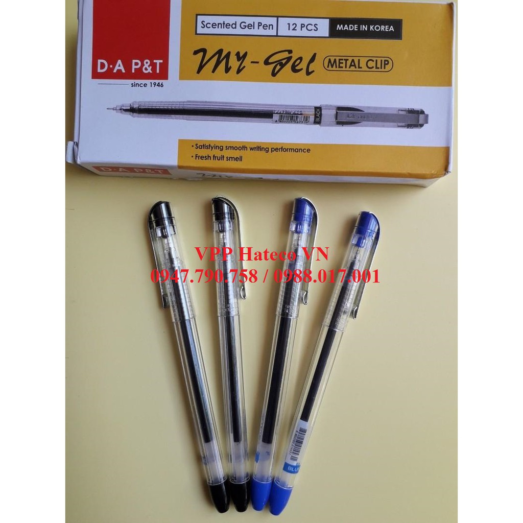 Bút nước Mygel nắp sắt No38, 0.5mm - Hàn Quốc Mygel Đông Á