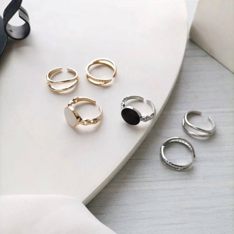 Set Nhẫn Ba Món Thời Trang Cá Tính Cho Nữ