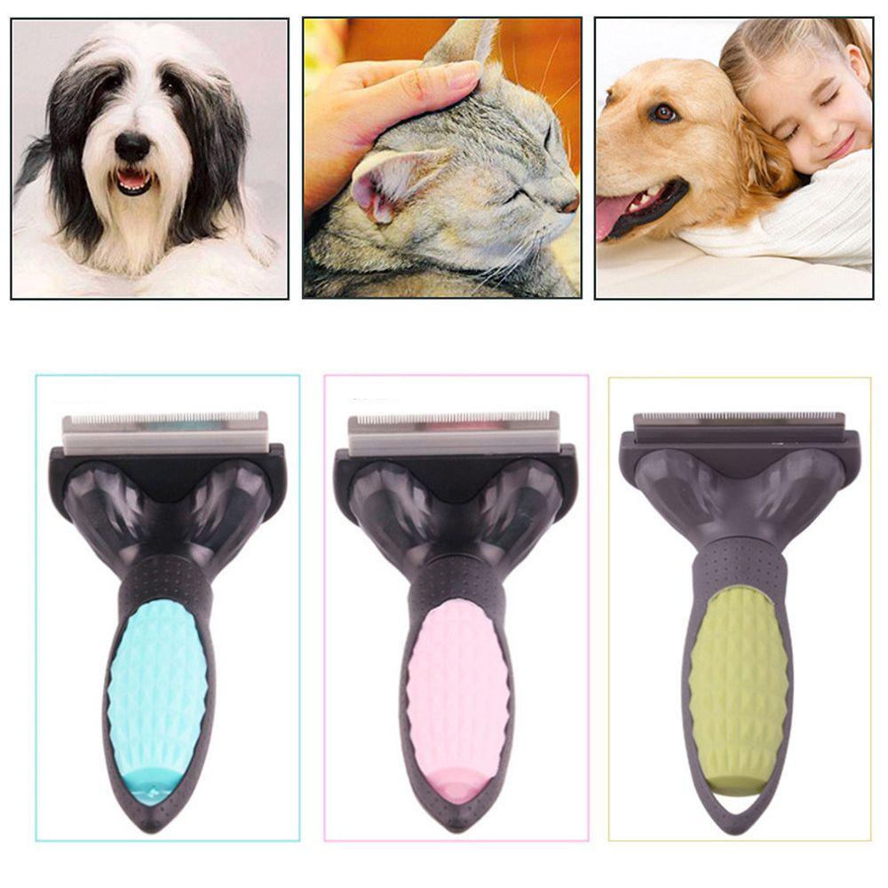 Lược Chải Lông Thú Cưng Loại Bỏ Bụi Bằng Nhựa Và Kim Loại Hiệu Quả
