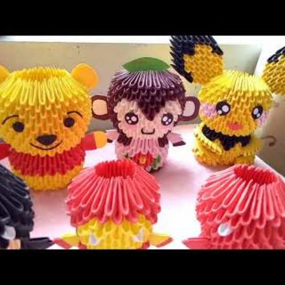 Origami 3D xếp sẵn