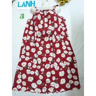 Váy lanh bầu 2 dây