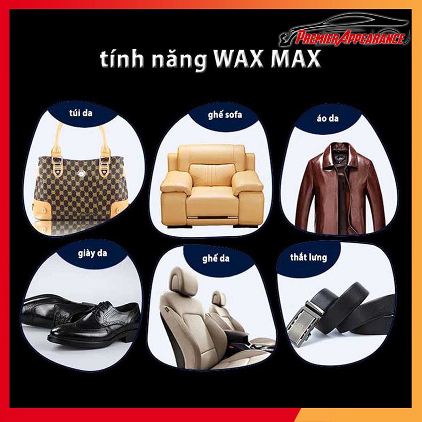 💜 SIÊU SỐC 💜Dung Dịch Xịt Bóng Waxmax Làm Sạch  Nội Thất Ô Tô, Đa Năng Vệ Sinh Đồ Da, Bàn  Ghế SOFA