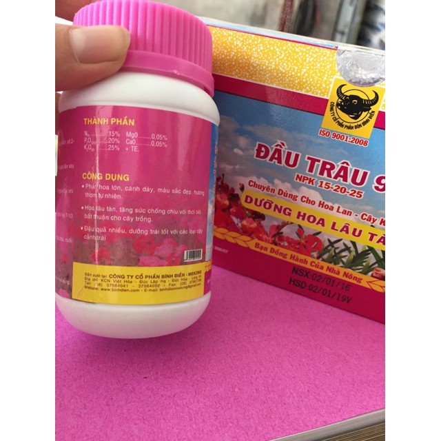 [SIEURE] Phân bón Đầu trâu cho lan -cây cảnh MK 901 hàng đẹp, phân phối chuyên nghiệp.