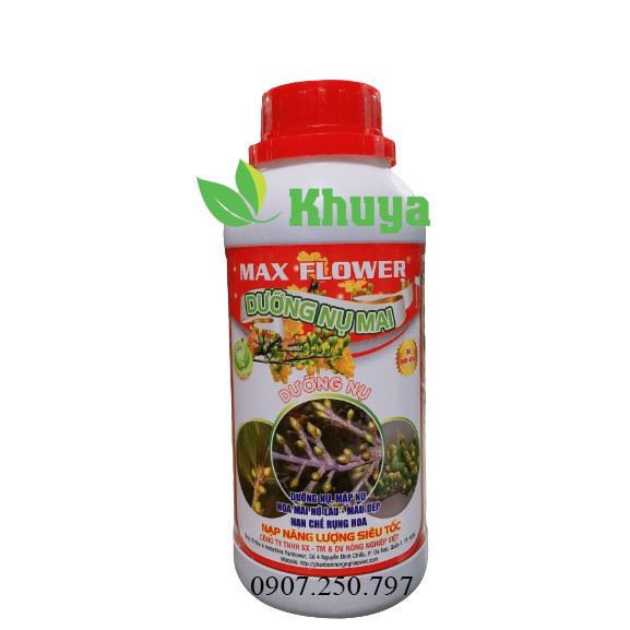 Phân bón Max Flower Dưỡng Nụ Mai 500ml