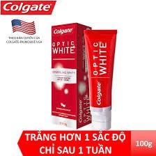 KEM ĐÁNH RĂNG COLGATE - Optic White 100g