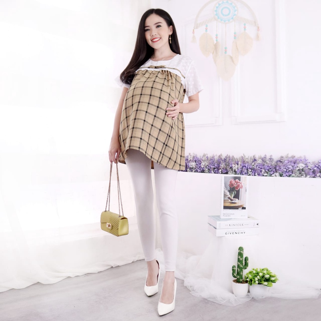 Áo Thun Bà Bầu Và Cho Con Bú Thường Ngày Earth And BUSUI Giản Dị