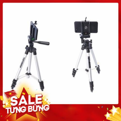 Chân Máy Chụp Hình Tripod 3110 + Đầu Kẹp Điện Thoại