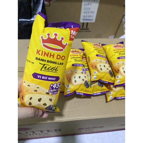 COMBO 10 CÁI BÁNH BÔNG LAN VỊ BƠ NHO KINH ĐÔ HSD:10-13 NGÀY