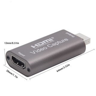 Capture Video card Chuyển đổi HDMI sang USB để live stream Cho Điện Thoại/máy ảnh/PS4/ XBOX/Máy Tính