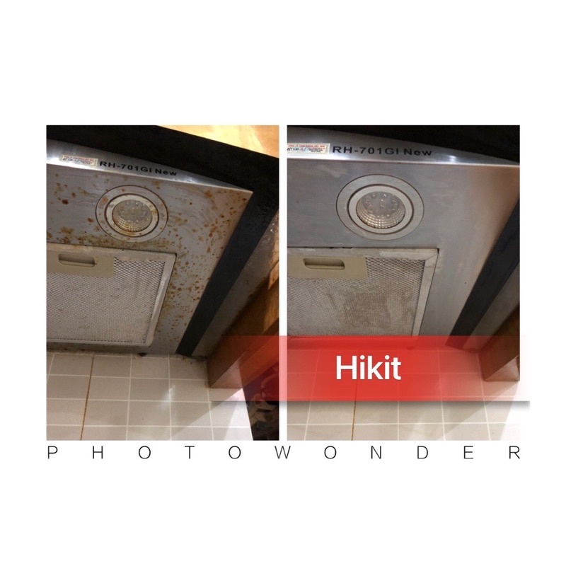 Tẩy dầu mỡ, tẩy cặn canxi HiKit