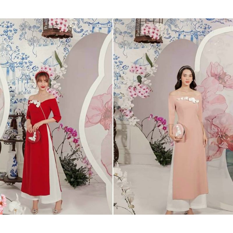 ÁO DÀI TRỄ VAI LAN NGỌC TRẮNG♦️GIÁ SÁT SỈ♦️KÈM ẢNH THẬT VÀ VIDEO