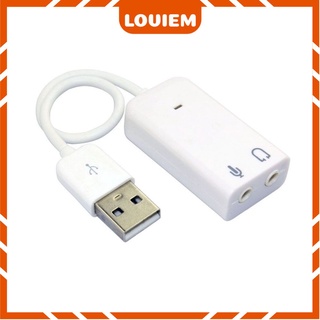 USB Sound 5H 7.1 Arigato Sound dây cao cấp giá rẻ cáp chuyển USB 2.0 Sang Audio LOVIEM