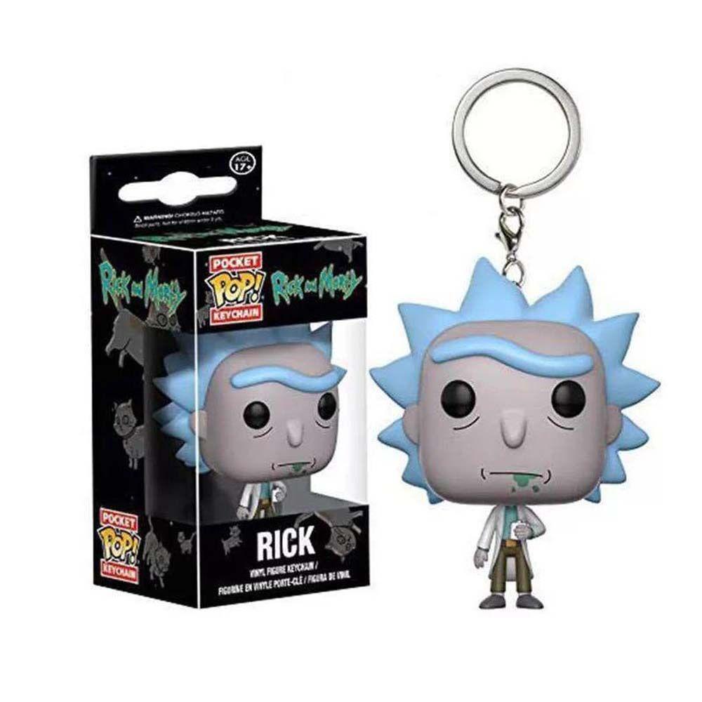 Móc Khóa Hình Nhân Vật Rick Và Morty Dễ Thương