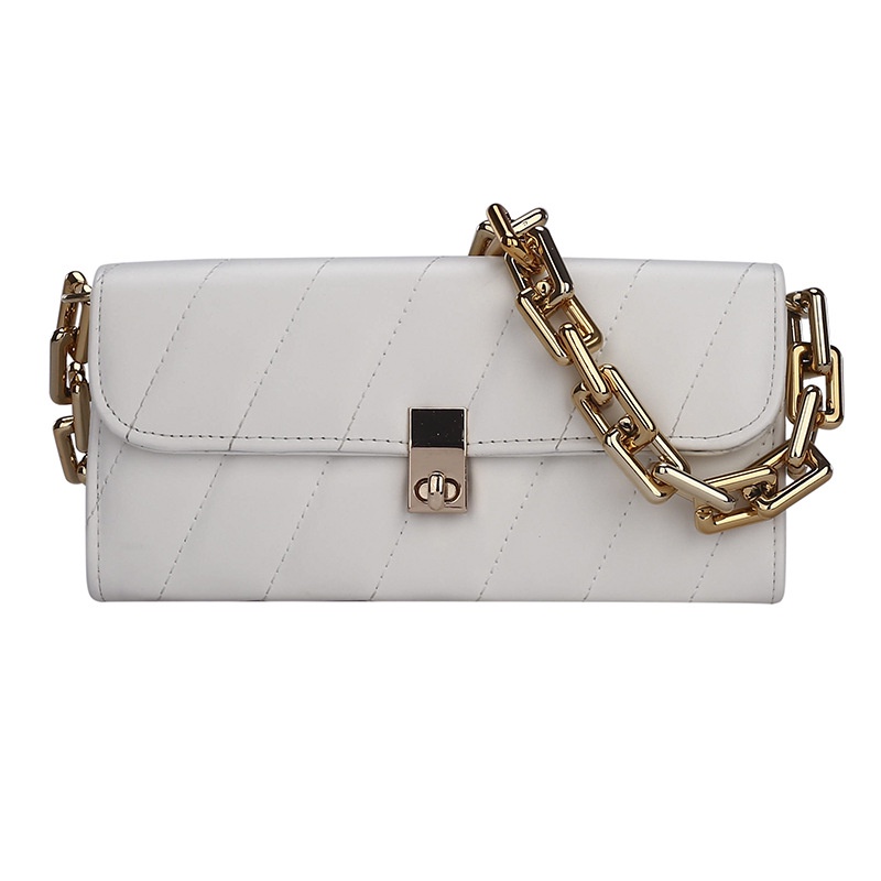 Túi Xách Đeo Vai/Đeo Vai Phối Dây Xích Phong Cách Thời Trang Pháp Hàng Mới 2022