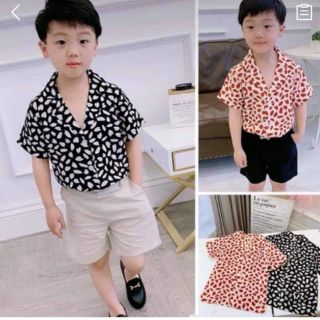 Áo Sơ Mi Lụa Cao Cấp Cho Bé