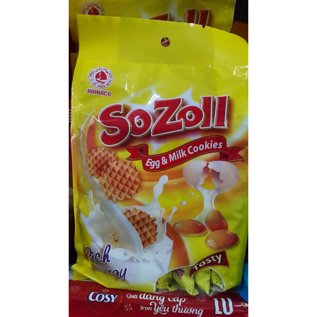 Bánh Trứng Sozoll Hải Hà 256g