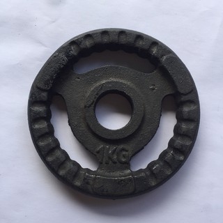 1 miếng tạ gang 1kg, tạ gang lắp đòn tập tay, tập ngực cho nam, nữ và trẻ em