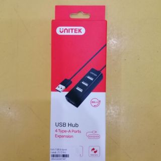 Hub usb 2.0 1 ra 4 cổng dây dài 80cm unitek y-2140