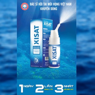 Nước Biển Sâu Xịt Thông Mũi Xisat - giảm viêm mũi - Viêm Xoang