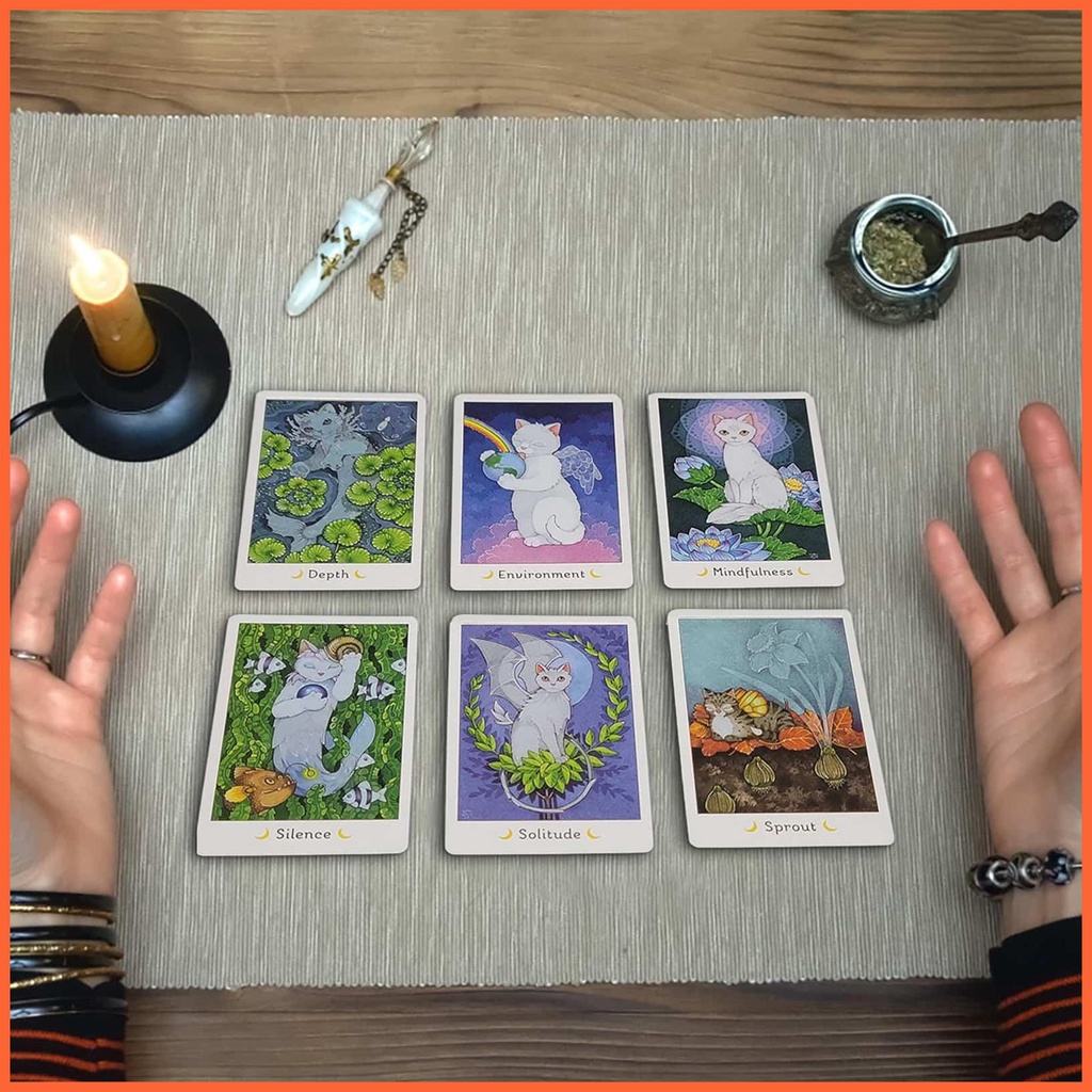 Mới Bộ Bài Tarot Hình Chú Mèo Ma Thuật