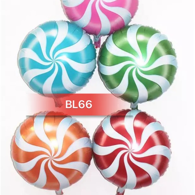 Combo 5 bóng hình viên kẹo trang trí sinh nhật