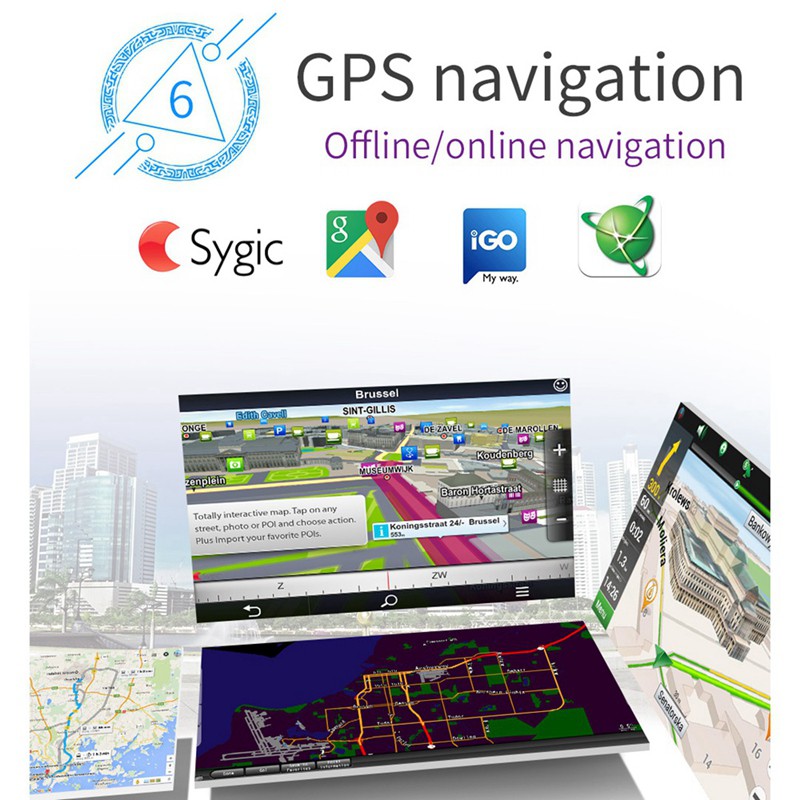 Máy Định Vị Gps 7 Inch 2din Fm 9999 (Au) G4 | BigBuy360 - bigbuy360.vn