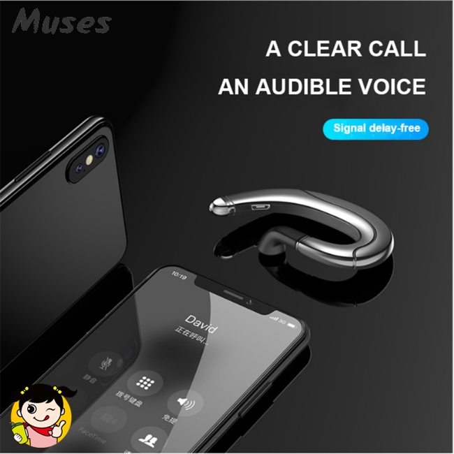 Muse07 Bluetooth 4.1 Bone Conduction Headphones Sports Stereo Wireless Earphone Headset