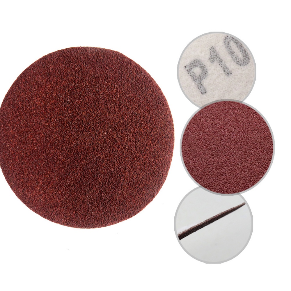 Set 100 Tấm Giấy Nhám 2Inch/50mm 80-3000 Grit Kèm Trục Xoay 6mm