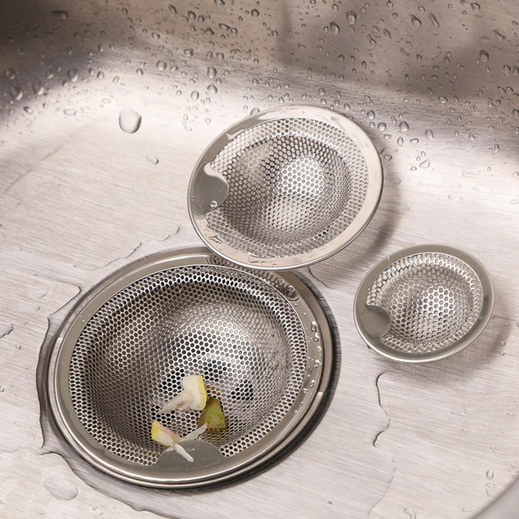 Miếng Lưới Chặn Rác Cho Bồn Rửa Chén Bằng Thép Không Gỉ