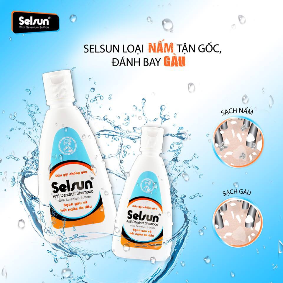 Dầu gội chống gàu Selsun 50ml