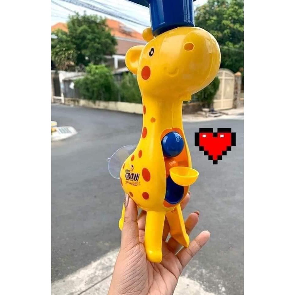 Đồ chơi nhà tắm cho các bé - Vòng xoay nước hươu cao cổ