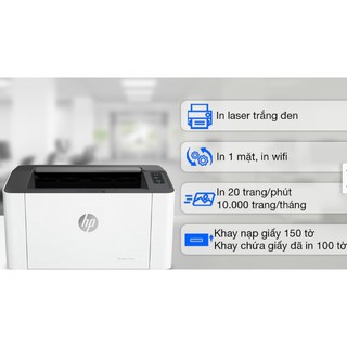 MÁY IN LASER HP 107W (in wifi)