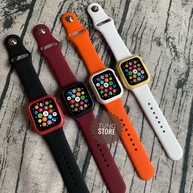 Dây + ốp apple watch
