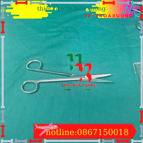 [Hàng Chính Hãng] Kéo Y Tế Cong Nhọn 2 Đầu 18cm - Pakistan